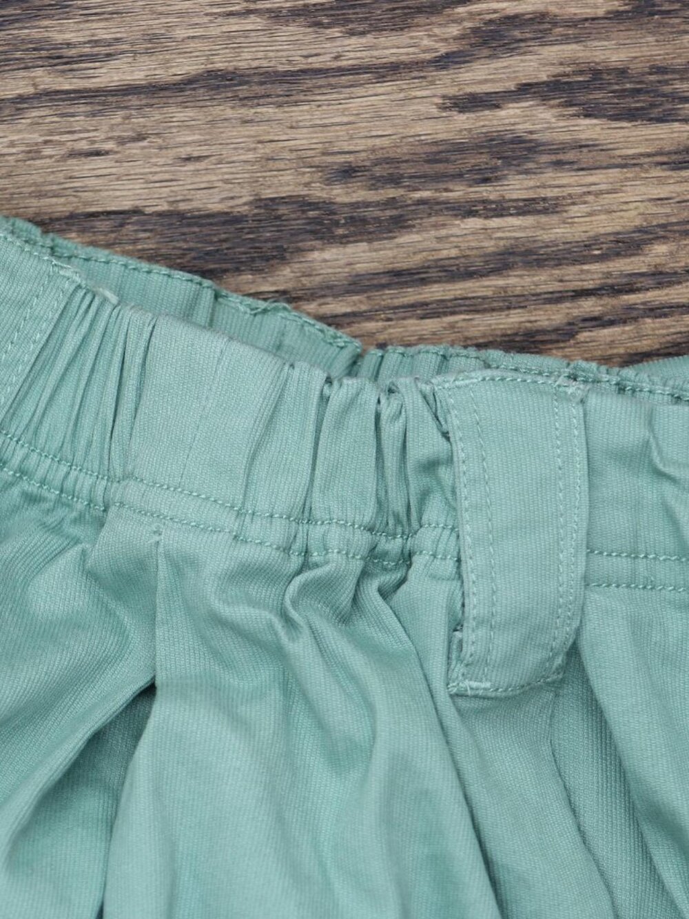 Logo By Lori Goldstein Regular Textured Full Length Pants Feldspar Green XS - Picture 5 of 7